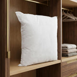 24" White Throw Pillow Insert