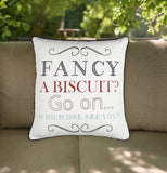 16" Black and White Handmade Text Indoor Outdoor Throw Pillow Cover