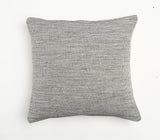 20" Beige and Gray Weave Cotton Throw Pillow Cover