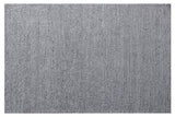 5' X 8' Gray Wool Striped Hand Woven Area Rug