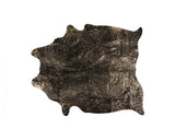 6' X 7' Brown and Bronze Genuuine Cowhide Hand Knotted Area Rug