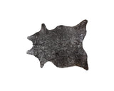 5' X 7' Brown and Silver Cowhide Hand Knotted Area Rug