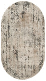 3' X 5' Beige and Gray Abstract Power Loom Area Rug