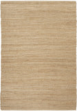 4' X 6' Natural Jute Flatweave Handmade Area Rug