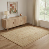 4' X 6' Natural Jute Flatweave Handmade Area Rug