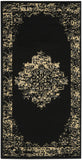 2' X 4' Tan And Black Medallion Distressed Area Rug