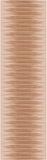 8' Brown Ombre Distressed Non Skid Runner Rug