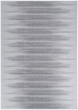 5' X 7' Gray Ombre Distressed Non Skid Area Rug