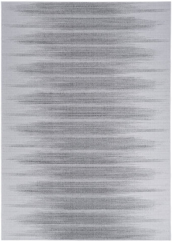 6' X 9' Gray Ombre Distressed Non Skid Area Rug