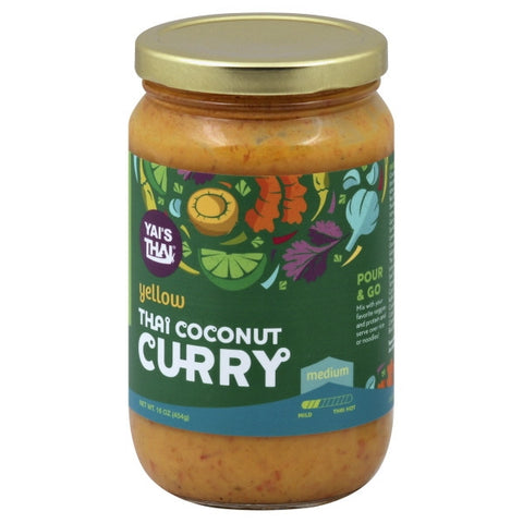 YAIS THAI CNUT CURRY YLW ( 6 X 16 OZ   )