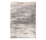 3' X 5' Gray and White Abstract Non Skid Area Rug