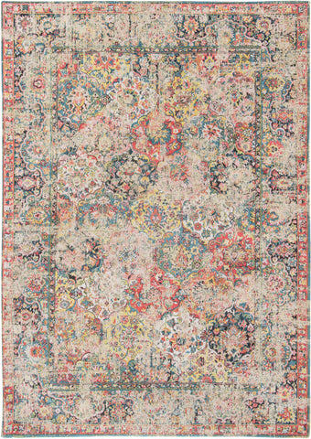 7' X 9' Red Oriental Non Skid Area Rug
