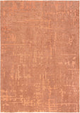 6' X 8' Orange Abstract Non Skid Area Rug