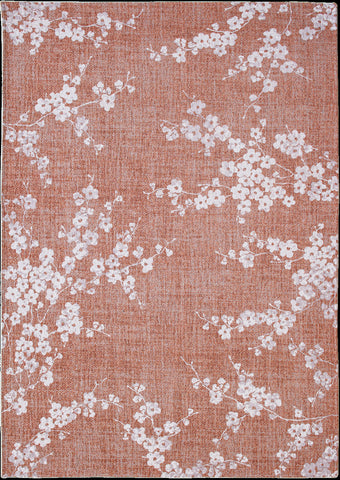 3' X 5' Red and White Oriental Non Skid Area Rug