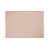 47" X 60" Blush Cotton Woven Turkish Towel Throw Blanket with Fringe