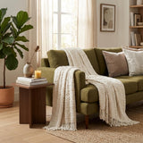 King Ivory Fleece Knitted Plush Blanket