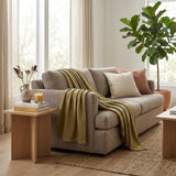 King Sage Cotton Woven Chevron Blanket