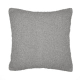 20" Gray Throw Pillow With Shag