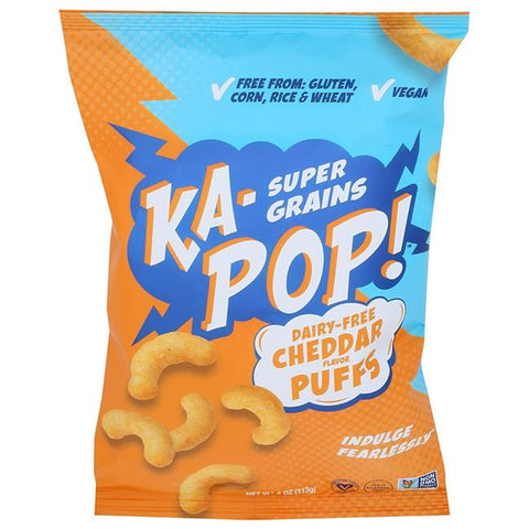KAPOP PUFFS CHEDDAR VEG ( 6 X 4 OZ   )