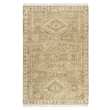 2' X 3' Brown Jute Medallion Hand Woven Area Rug