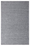 2' X 3' Gray Wool Striped Hand Woven Area Rug