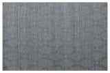 2' X 3' Gray Wool Geometric Hand Woven Area Rug