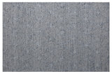 2' X 3' Blue Wool Geometric Hand Woven Area Rug