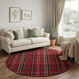 8' Ivory Gray And Blue Botanical Leaves Round Rug