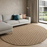 6' X 9' Beige And Gray Abstract Area Rug
