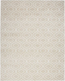 8' X 10' Beige and Ivory Trellis Non Skid Area Rug