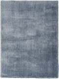 5' X 7' Blue Shag Area Rug