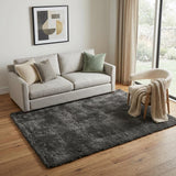 5' X 7' Gray Shag Area Rug