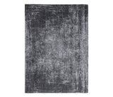 10' Black And Gray Chevron Runner Rug