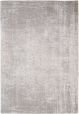 10' Gray And White Chevron Runner Rug