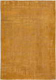 10' Yellow Abstract Runner Rug
