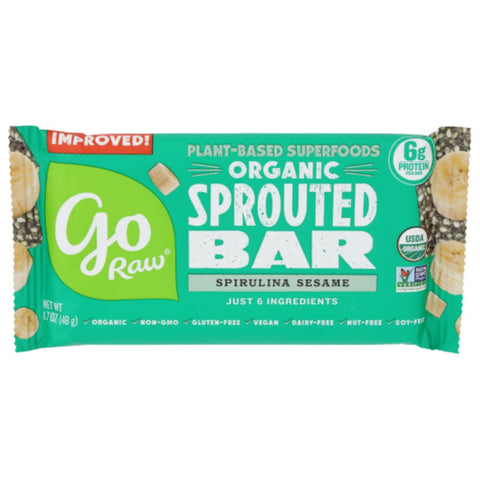 Go Raw Organic Spirulina Bar (25x1.7 OZ)
