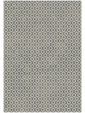 5' X 8' Beige and Gray Geometric Area Rug