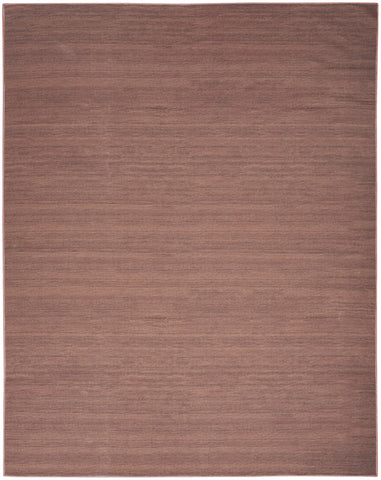 9' X 12' Brown Abstract Washable Area Rug