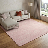 9' X 12' Pink Abstract Washable Area Rug