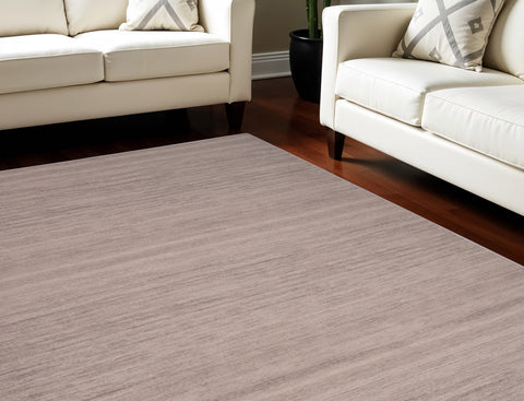 9' X 12' Gray Abstract Washable Area Rug