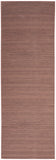 10' Brown Abstract Washable Runner Rug