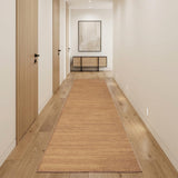 10' Copper Abstract Washable Runner Rug