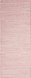 10' Pink Abstract Washable Runner Rug