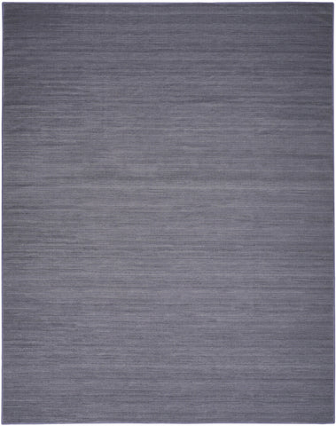 8' X 10' Navy Blue Abstract Washable Area Rug