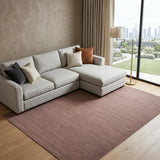 6' X 9' Brown Abstract Washable Area Rug