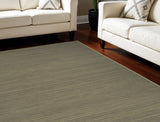 6' X 9' Green Abstract Washable Area Rug