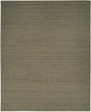 6' X 9' Green Abstract Washable Area Rug