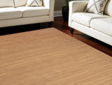 6' X 9' Copper Abstract Washable Area Rug