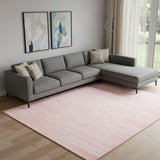 6' X 9' Pink Abstract Area Rug