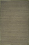5' X 7' Green Abstract Washable Area Rug